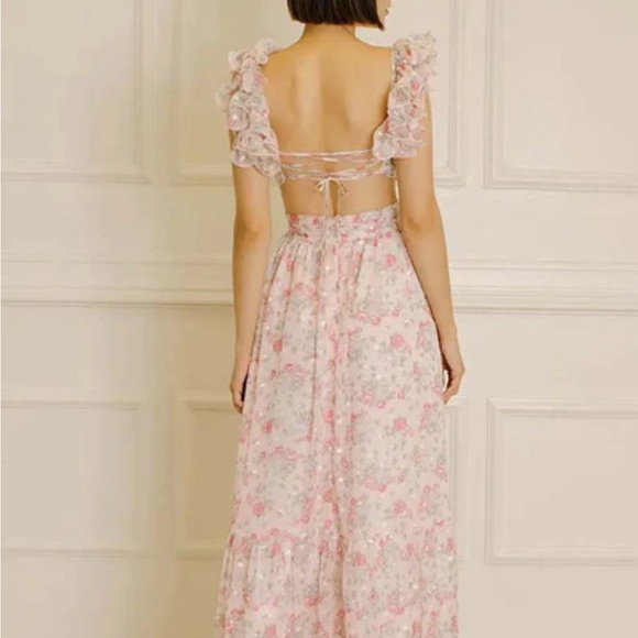 Pink floral Storia dress - Picture 4 of 6